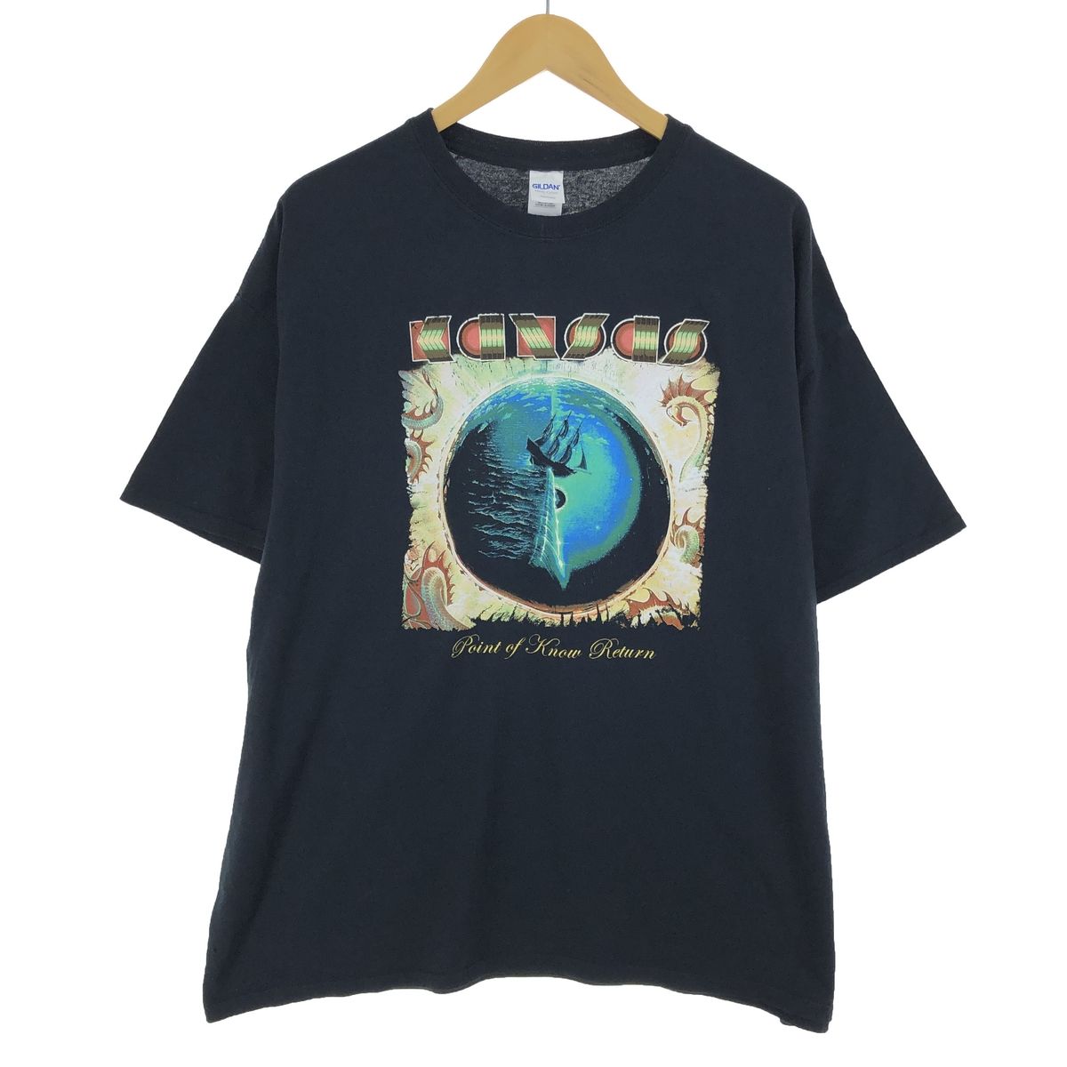 古着 ギルダン GILDAN KANSAS バンドTシャツ バンT メンズXL/eaa429509