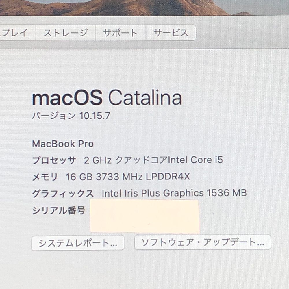 Apple - ◆ジャンク品・本体のみ◆Apple MacBook Pro (13インチ 2020 Thunderbolt 3ポートx4)【i5・16GB・512GB】★画面表示色異常 他　A2251 EMC3348/LT-JUNK-250861（330155） Apple - 【本体のみ】Apple MacBook Pro (13インチ 2020