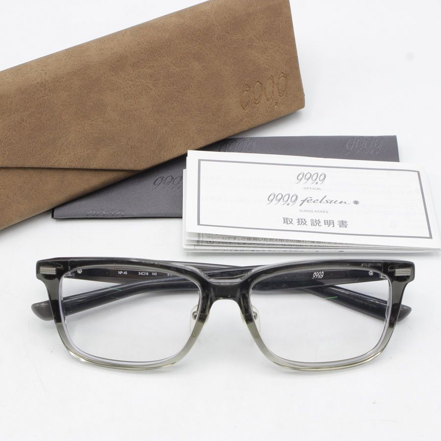 999.9 NP-45 col.516 クリスタルスモークグラデーション 54□16-140  