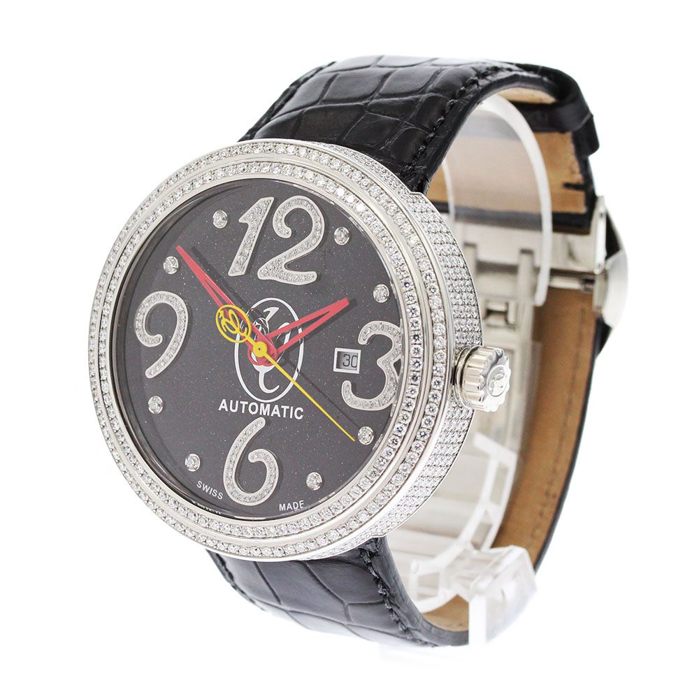 ジェイコブ世界限定72本 ベルトセット47ミリベゼルダイヤ