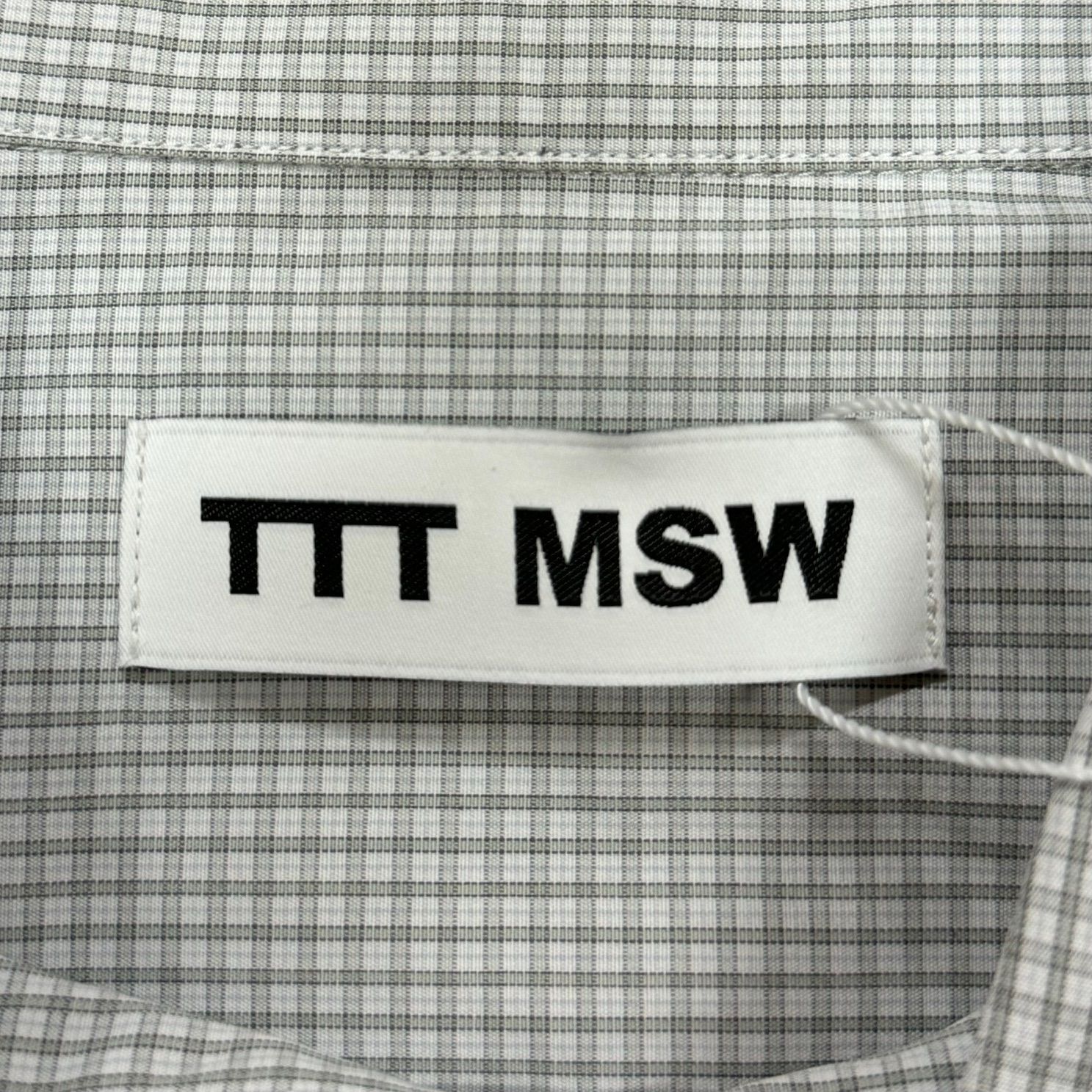 定価29700円 新品 TTT_MSW 23SS レギュラーカラー ブロード