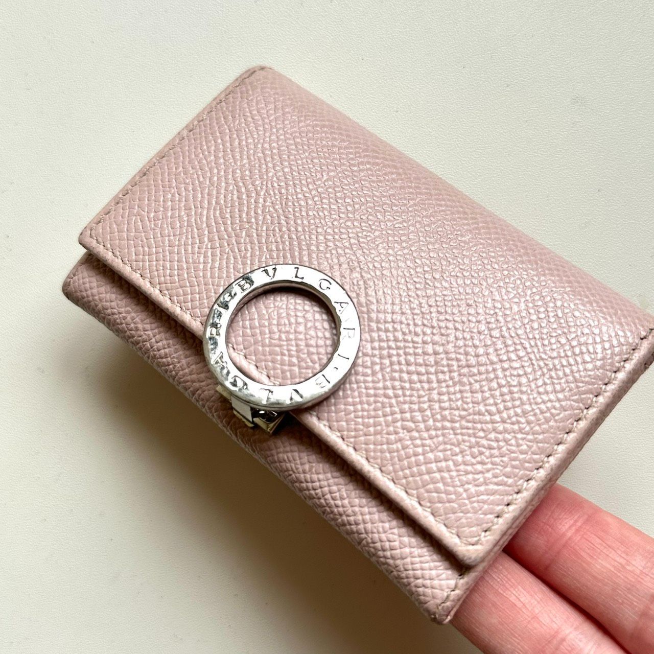 ブルガリ BVLGARI コインケース ロゴクリップ ピンク - メルカリ