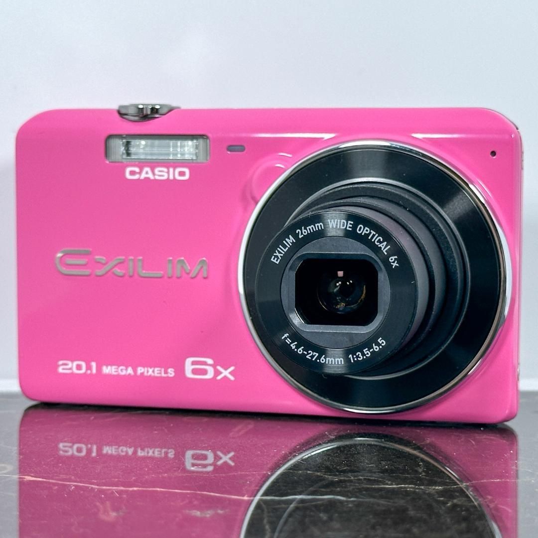 【超美品】CASIO EXILIM EX-ZS35 ピンク コンパクトデジカメ デジタルカメラ コンデジ カメラ 動作品 簡単操作 動作確認済み