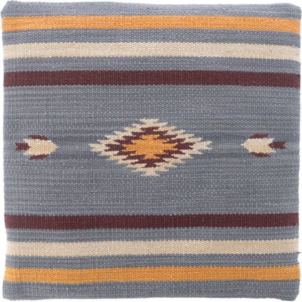 【まとめ】キリムクッション　４５×４５　ＢＬ 【×3セット】