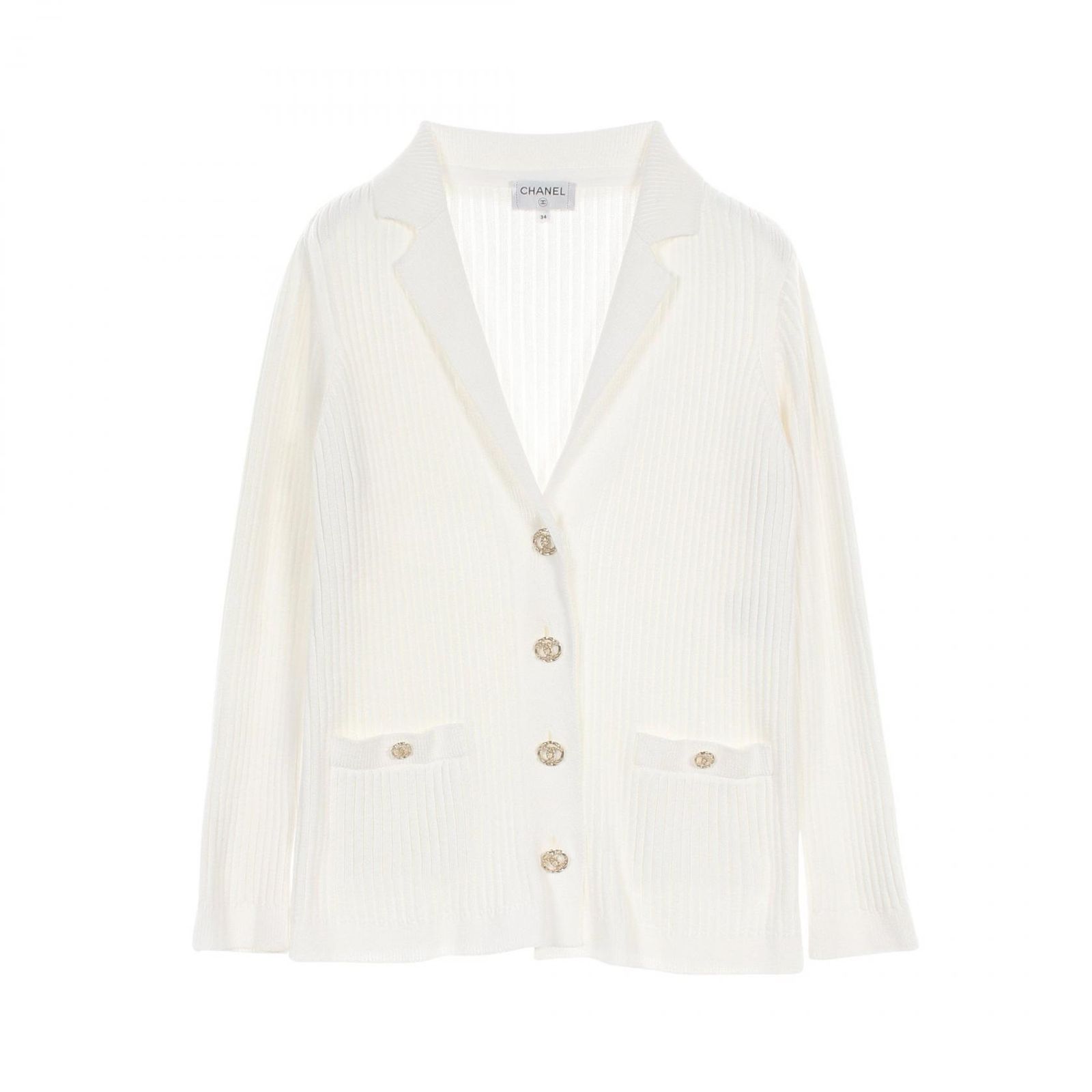 シャネル CHANEL カーディガン ココマークボタン P63091K48814
