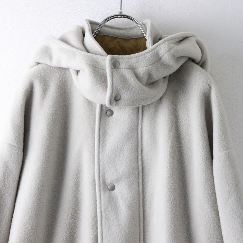新品 kelen DAHUNE 2way フリース コクーン コート ケレン kelen (ケレン) 2WAY HOOD COAT DAHUNE / ツーウェイフードコート