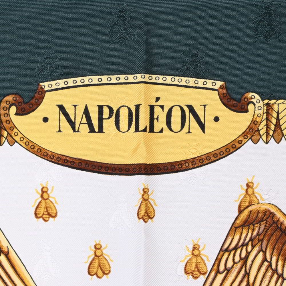 HERMÉS ナポレオン シルクスカーフ 約90cm HERMES エルメス スカーフ カレ90 NAPOLEON ナポレオン