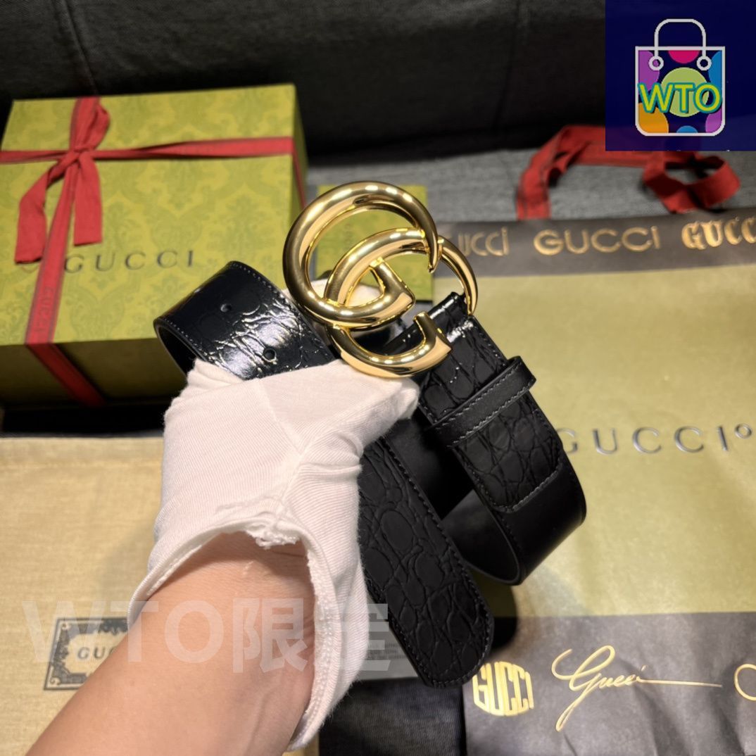 GUCCI ブラック GGパターン ベルト GUCCI ブラック GGパターン ベルト