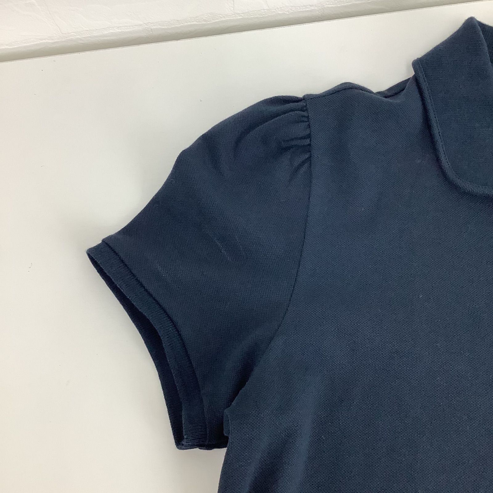 BURBERRY BRIT バーバリー ポロシャツ 紺色 M - メルカリ