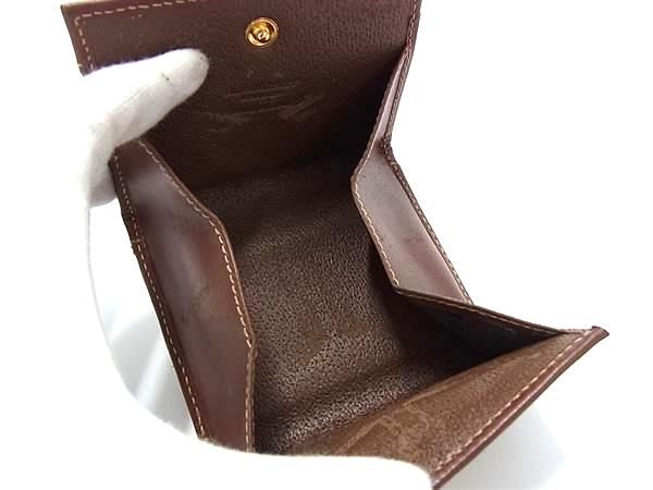 □美品□ BURBERRY バーバリー ノバチェック PVC×レザー コイン