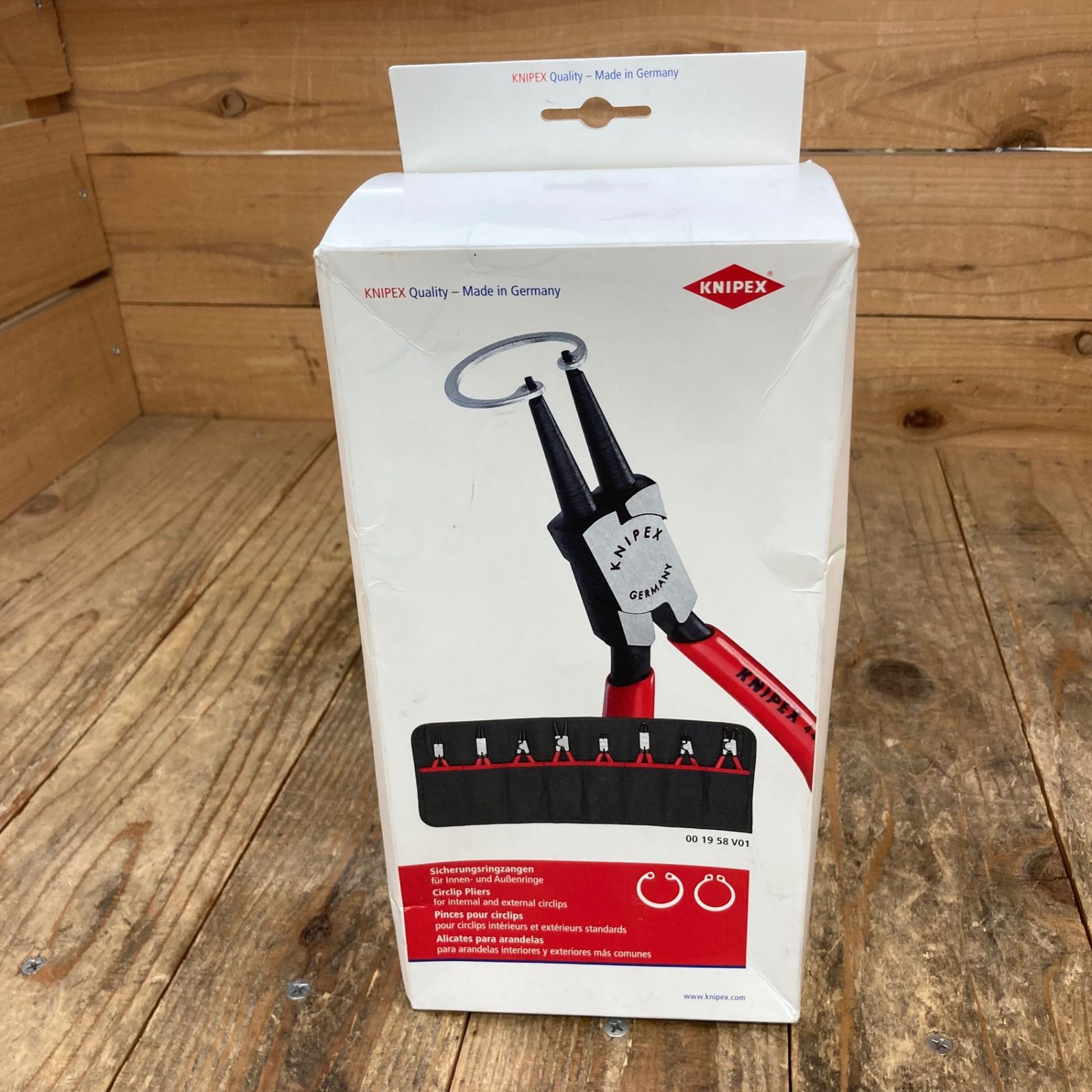 〇クニペックス KNIPEX スナップリングプライヤーセット 8本組 001958V01 所沢店