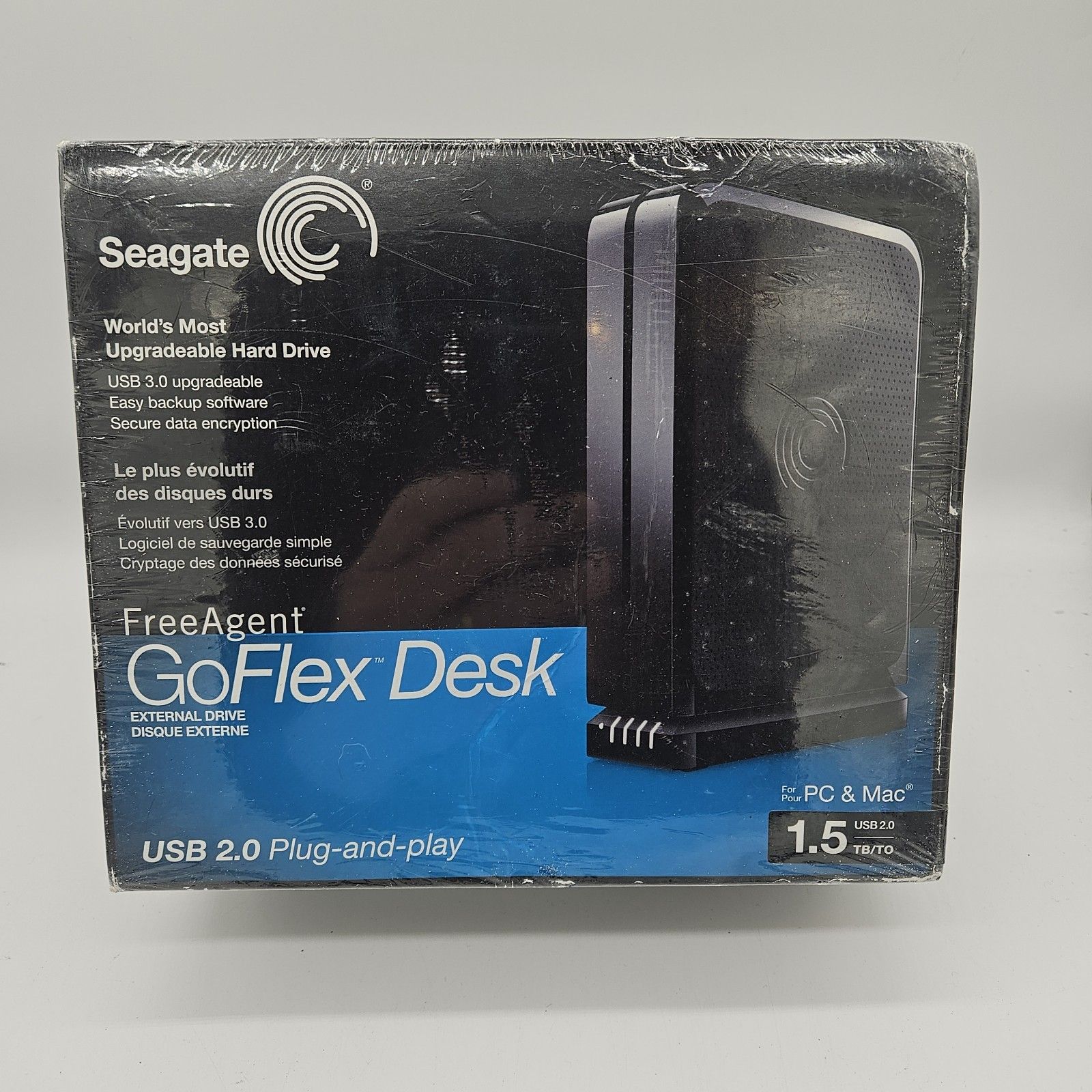 Seagate 外部 DriveAgent GoFlex デスク 1.5 TB B 2.0 PC Mac