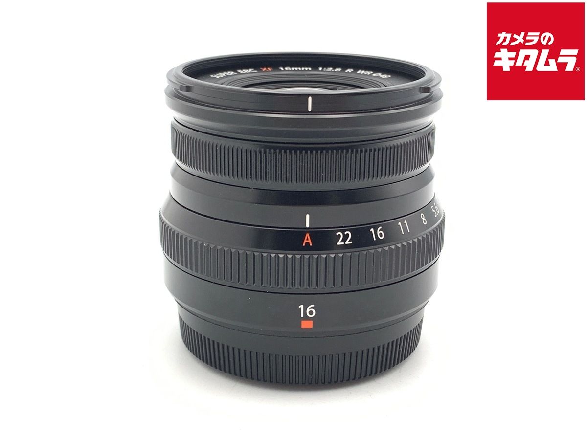 並品 フジフイルム XF16mm F2.8 R WR ブラック
