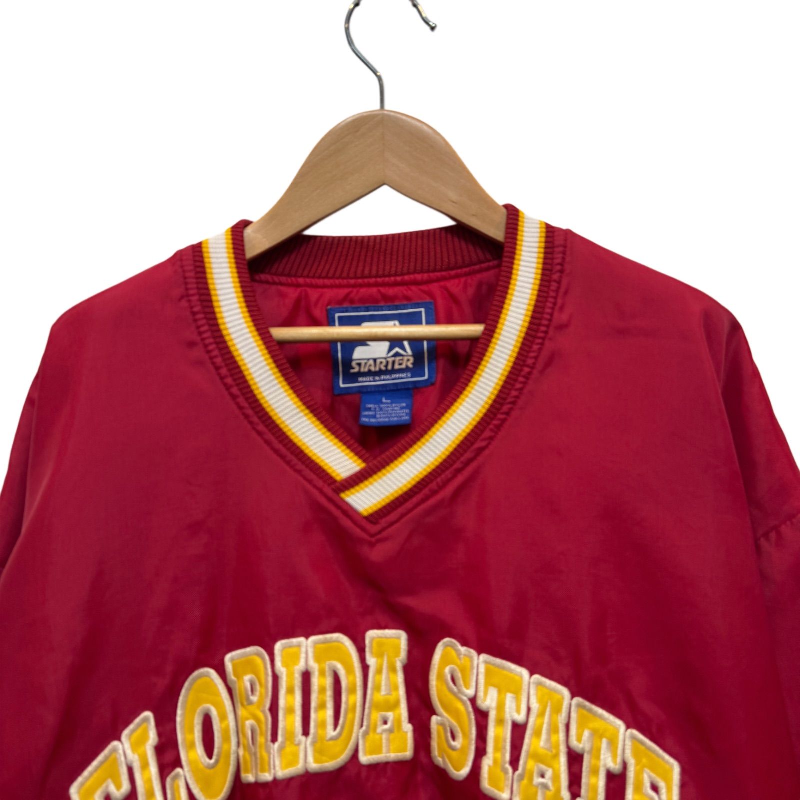 【フロリダ大学】 プルオーバーナイロンジャケット STARTER ナイロンプルオーバー Lサイズ スターター プルオーバー