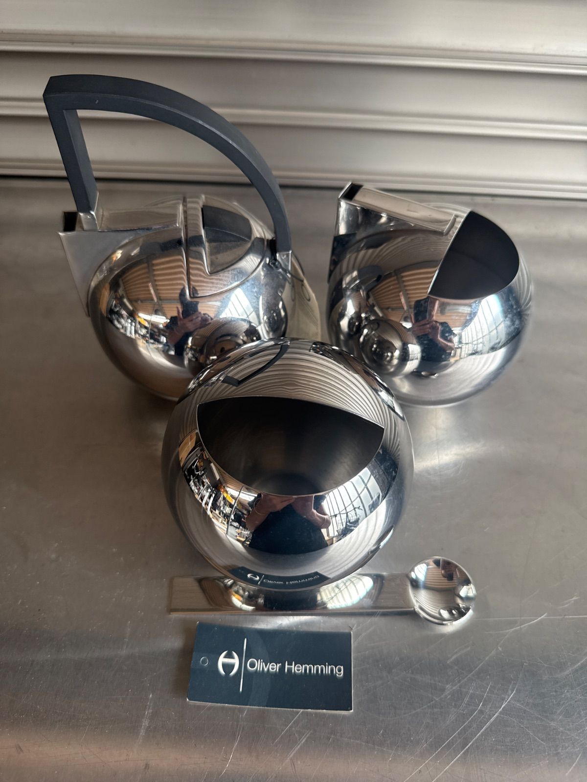 OLIVER Hemming オリバー ヘミング ティーポットセット tea pot sugar-creamer