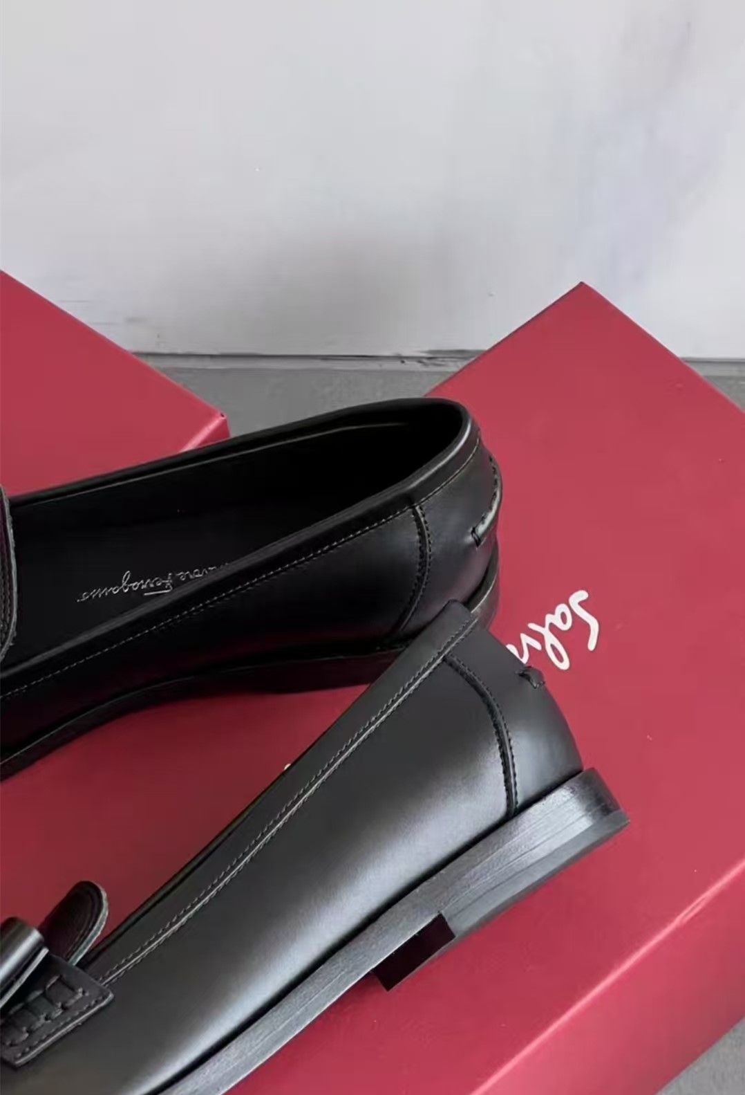 Salvatore Ferragamoフェラガモ VIVA ヴァラ 黒 ローファー 6D