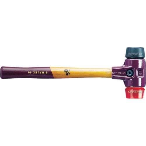 ＨＡＬＤＥＲ シンプレックスハンマー ゴム 黒 プラスティック 赤 頭径６０ｍｍ