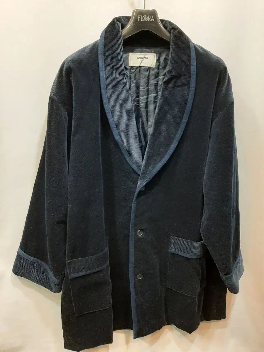 【雷市場（ポンジャン）商品韓国直送】 日本製 renoma(レノマ) 冬 メンズガウン コーデュロイ キルトガウン