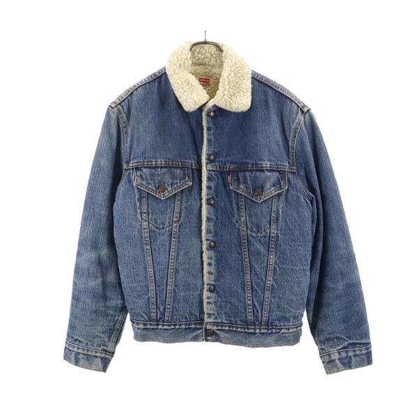 リーバイス 80s ヴィンテージ 長袖 裏ボア デニムジャケット Levi's ジージャン メンズ 古着 【231024】
