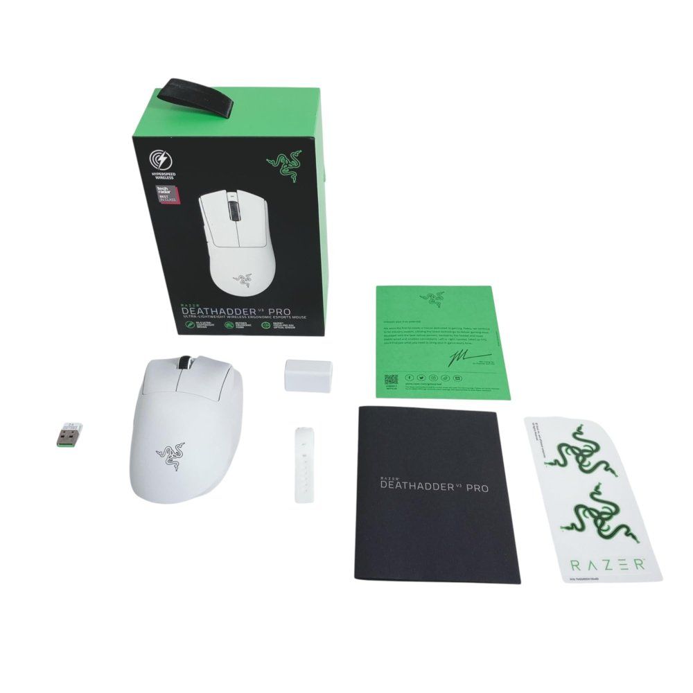Razer レイザー DeathAdder V3 Pro White ゲーミングマウス ワイヤレス