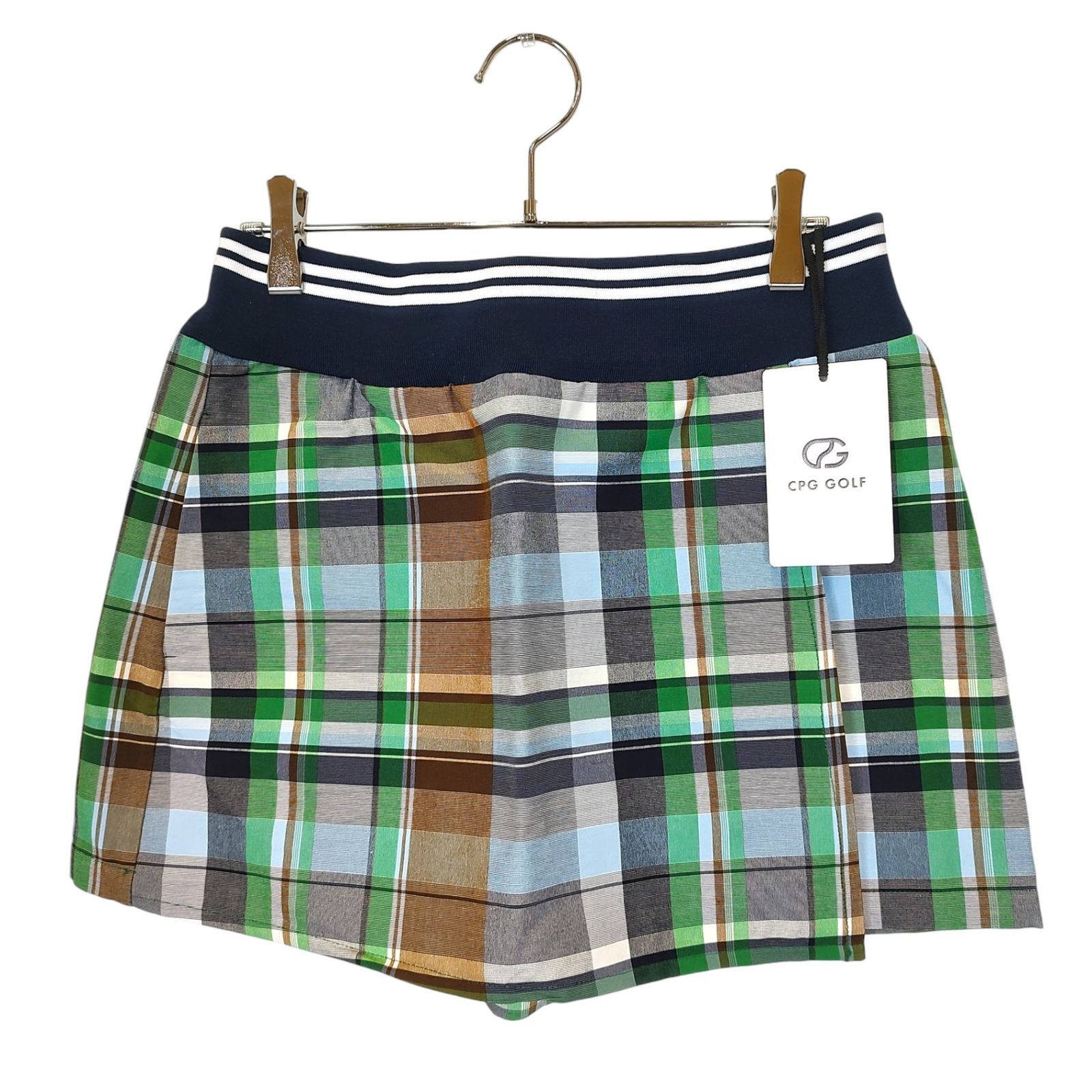 CPG GOLF シーピージーゴルフ 25SS WRAP PANTS CHECK チェック スコート ショートパンツ 1205-25119 2 マルチ レディース