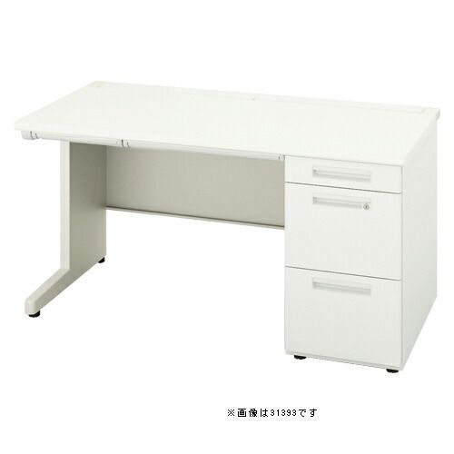 オフィスデスク ナイキ ﾎﾜｲﾄ XEHH167G-WH ●外寸 幅１６００×奥７００×高７２０ｍｍ 1台