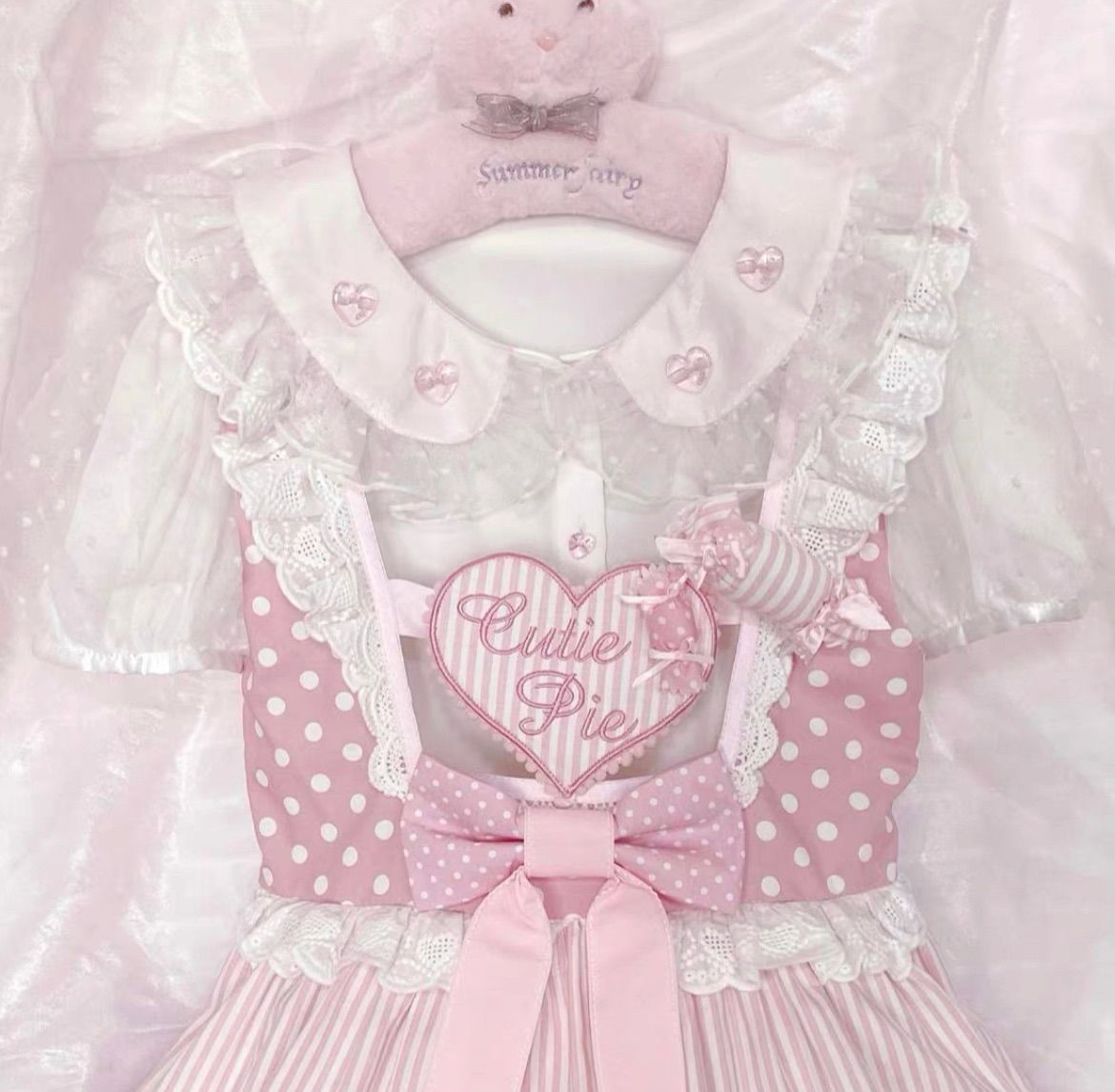 ♥ ゆめかわ アイドル衣装♥ロリィタブラウス ハンドメイド制作
