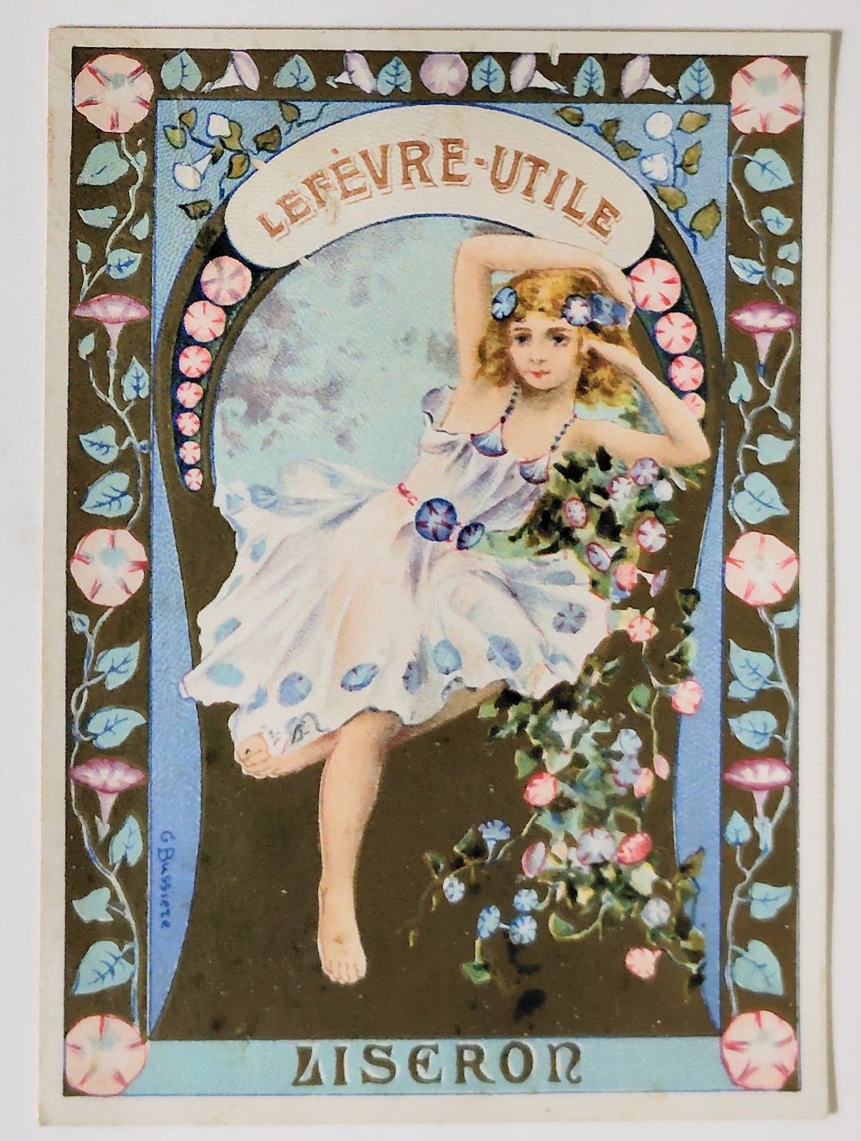 lefevre utile LUビスケット クロモカード 8 クロモス フランス