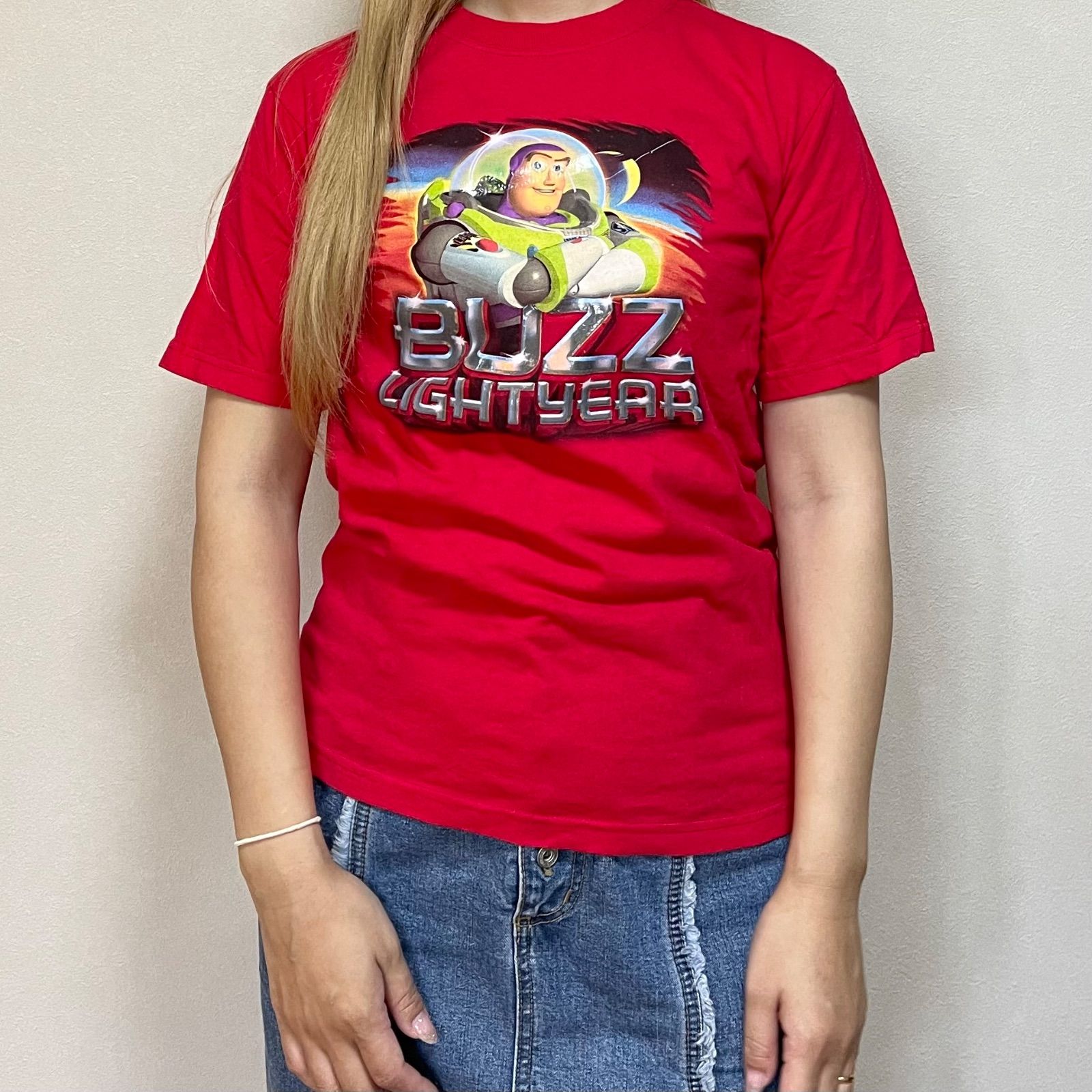 ヴィンテージ 古着　キッズ トイ・ストーリー Tシャツ 赤 58f9a6793fe0a42e89116d15d9c00b