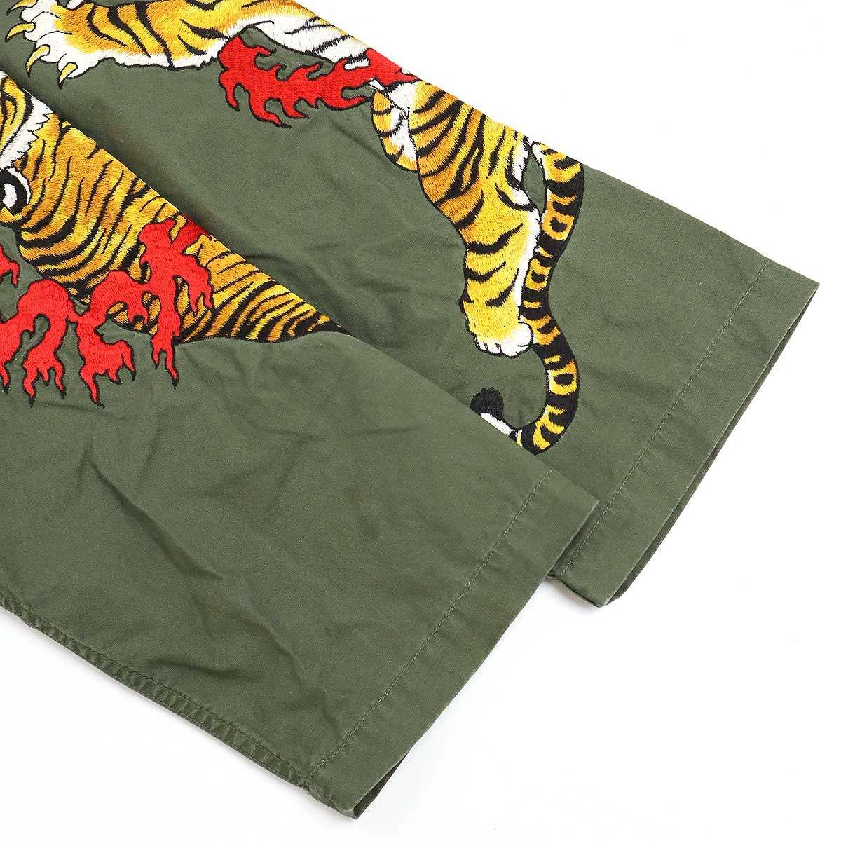 WACKO MARIA ワコマリア 22SS TIM LEHI ARMY SHIRT タイガー刺繍