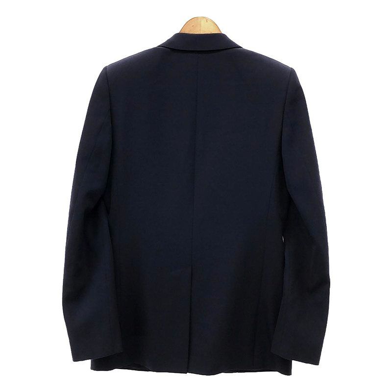 美品】 SAINT LAURENT PARIS / サンローランパリ | 2015AW | SMOKING JACKET / 異素材 シルク切替  スモーキング テーラードジャケット / 総裏地 | 46 | ネイビー | メンズ - メルカリ