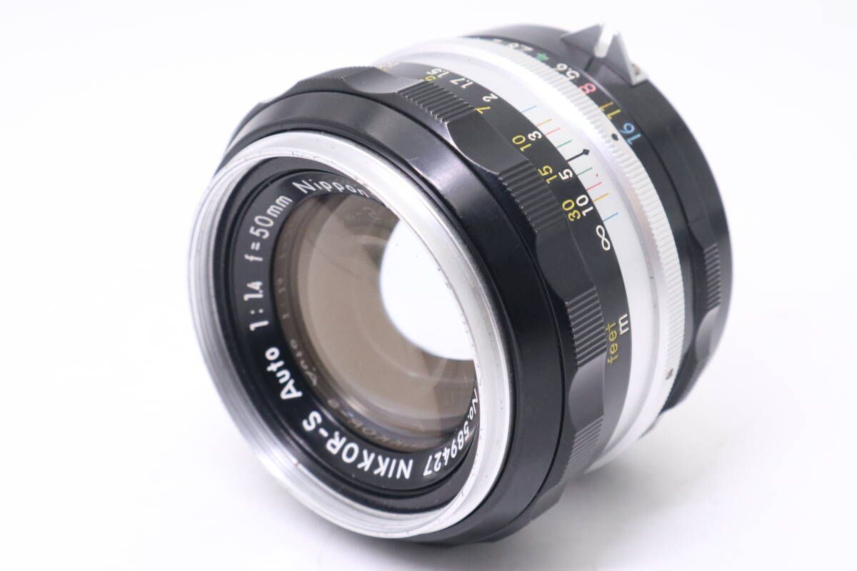 Nikon Nikkor S Auto 50 mm F 1 4 ニコン MFレンズ ブラック 10495