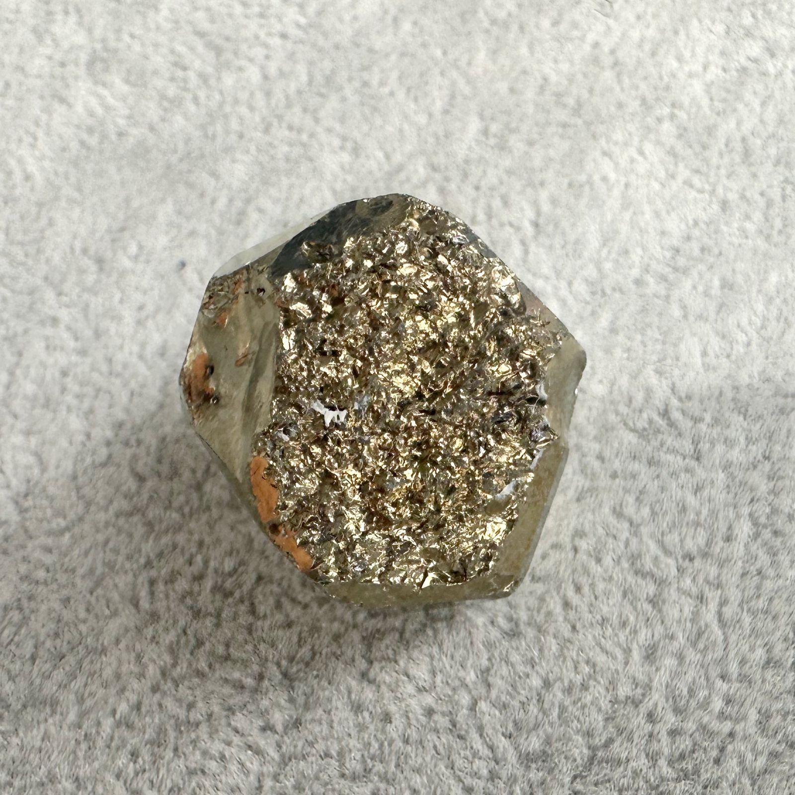 天然石 パイライト Pyrite（黄鉄鉱）原石 20面体 スペイン産 金
