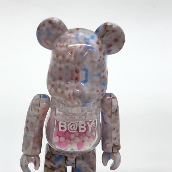 中古】メディコム・トイ MY FIRST BE@RBRICK B@BY SAKURA Ver