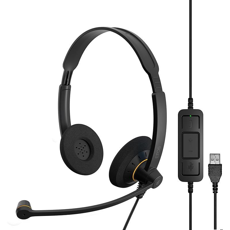 ゼンハイザー SC 60 USB ML エントリークラス 両耳USBヘッドセット コールコントロール機能付 0