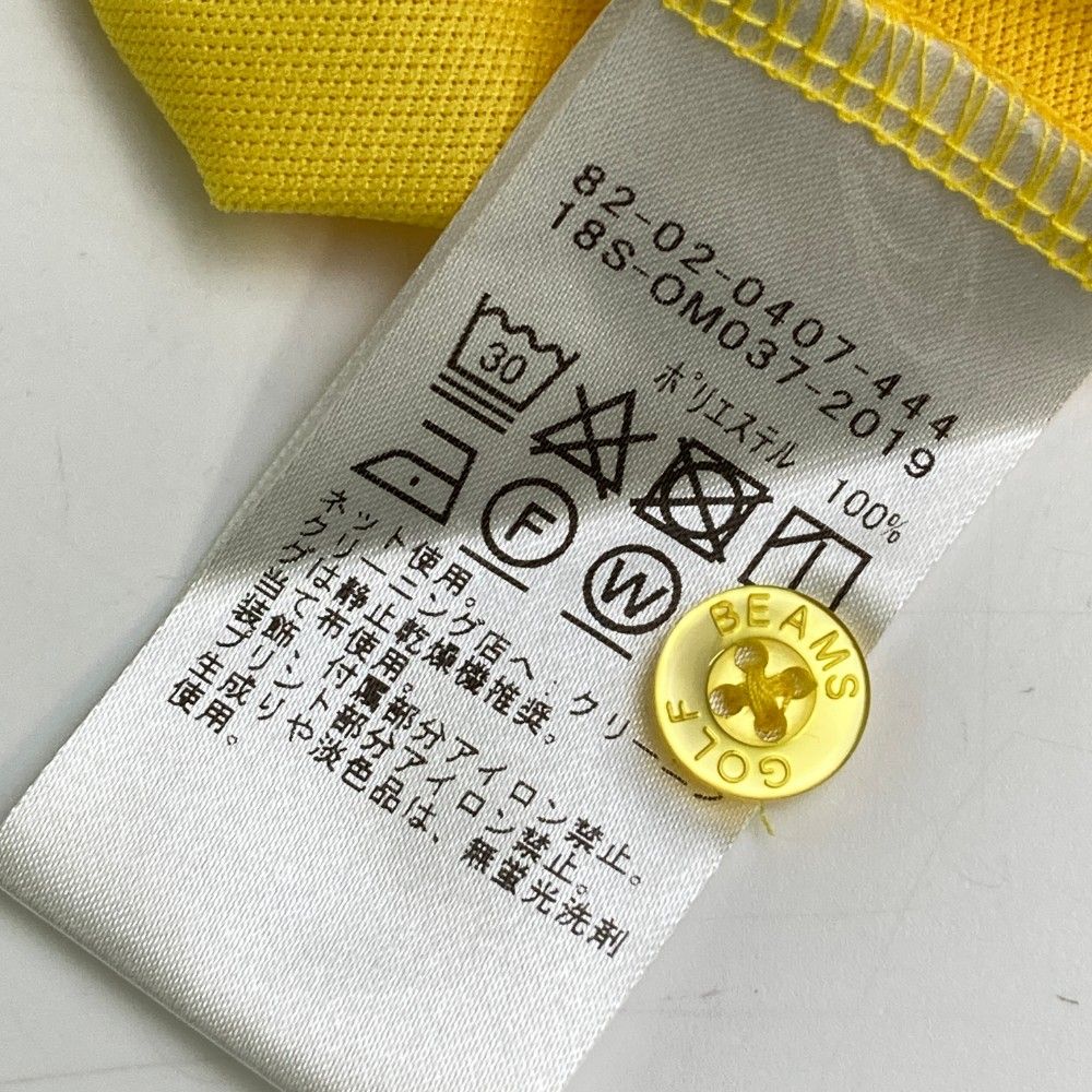 サイズ：XL BEAMS GOLF ビームスゴルフ  半袖ポロシャツ 総柄 イエロー系 [240101413594] ゴルフウェア メンズ ストスト 1-240101304890-m-01-pl.jpg