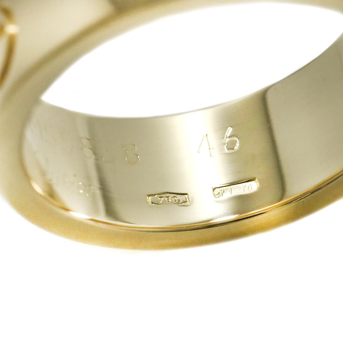 Cartier ラブ 【サファイア】 #46 リング K18 YG イエローゴールド 750 