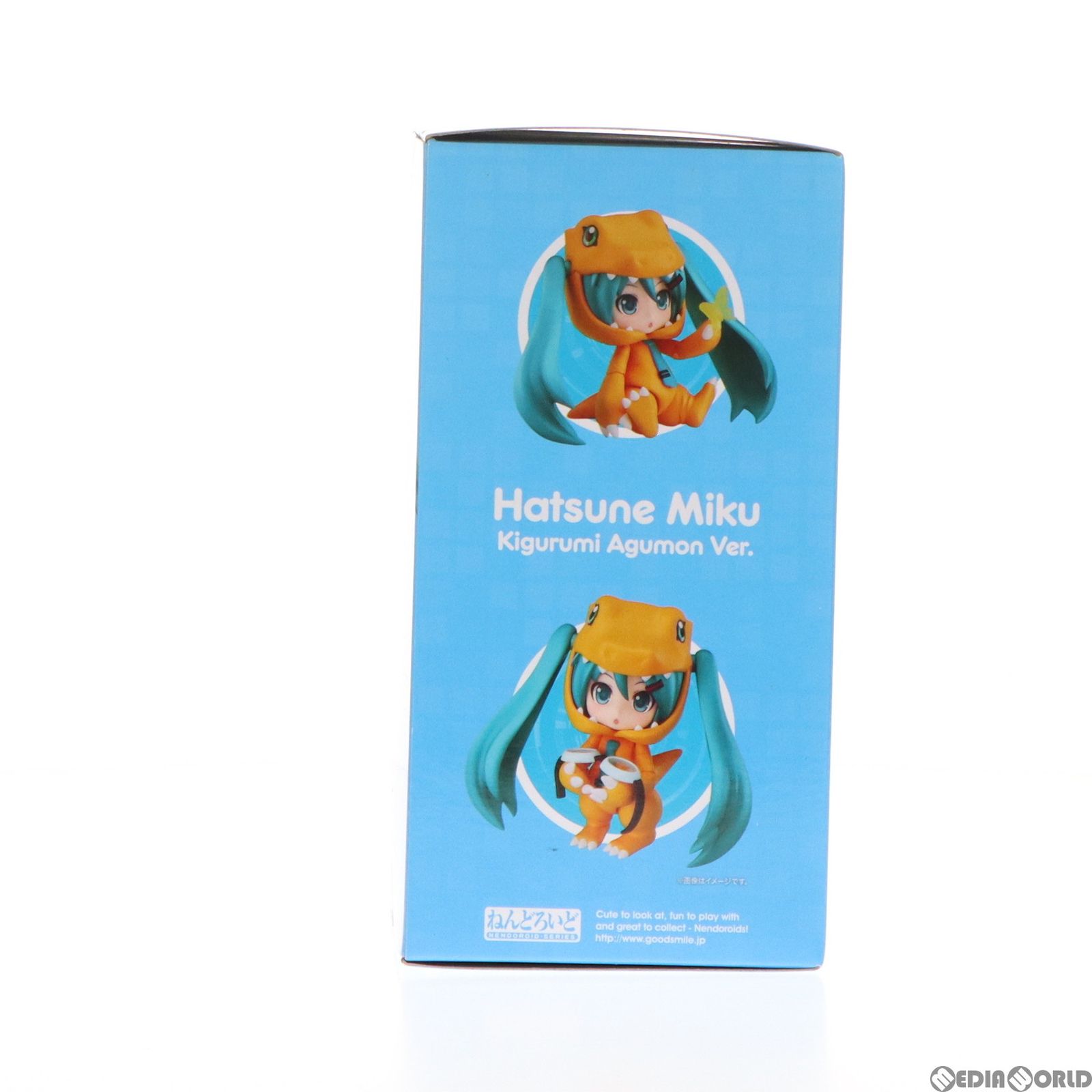 GOOD SMILE COMPANY - ねんどろいど 1439 初音ミク きぐるみアグモンVer. キャラクター・ボーカル・シリーズ01 初音ミク デジモンアドベンチャー 完成品 可動フィギュア プレックス/グッドスマイルカンパニー 初音ミク」と「アグモン」の夢のコラボ！ 可愛い“ねんどろいど