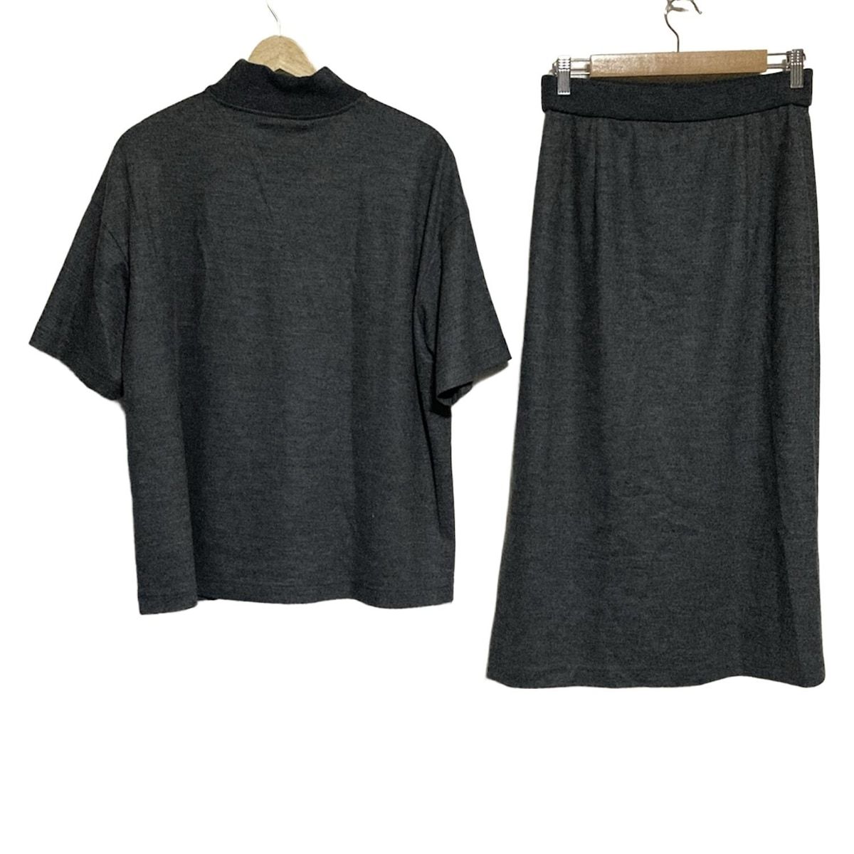 theory luxe セオリーリュクス スカートセットアップ レディース - ダークグレー