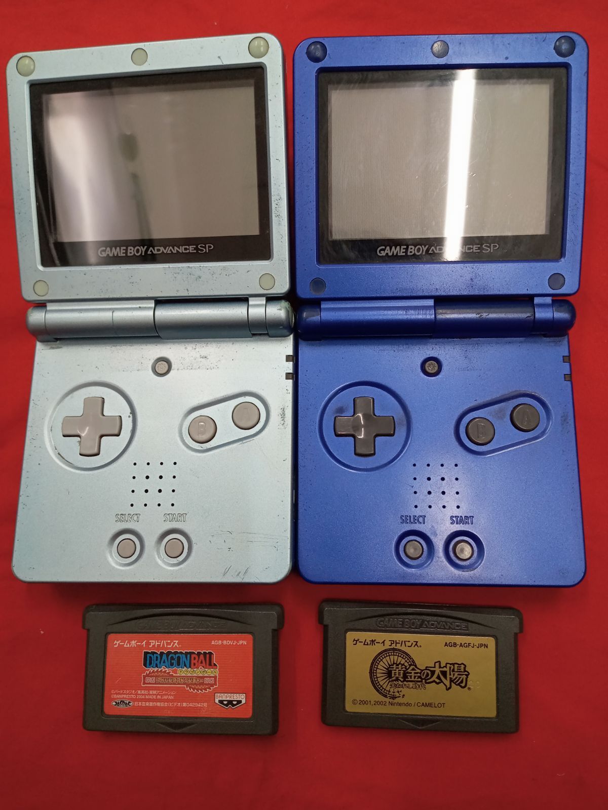 ゲームボーイアドバンスsp　本体　ソフト　ドラゴンボール　黄金の太陽　GAMEBOYAdvancesp セット