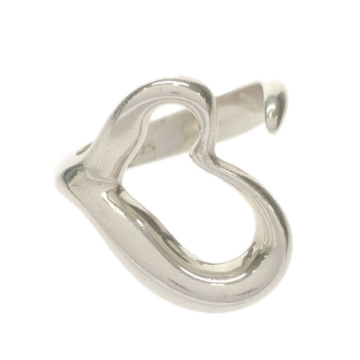 TIFFANY&Co. ティファニー リング オープンハート 10.5号 シルバー 925