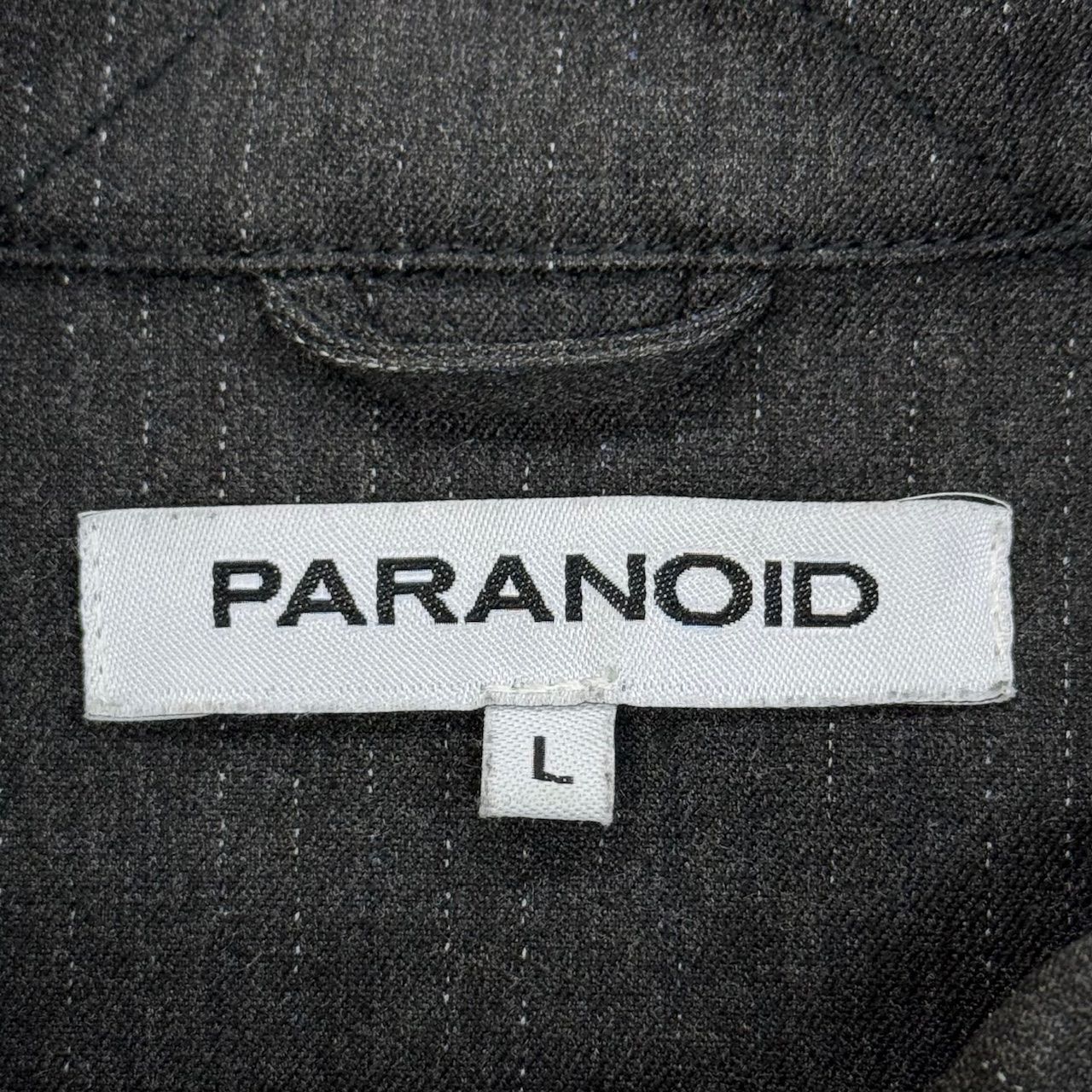 paranoid pulp別注 24ss 定価35200円 PARANOID 24SS PULP 別注 STRIPE ZIP JACKET ストライプ