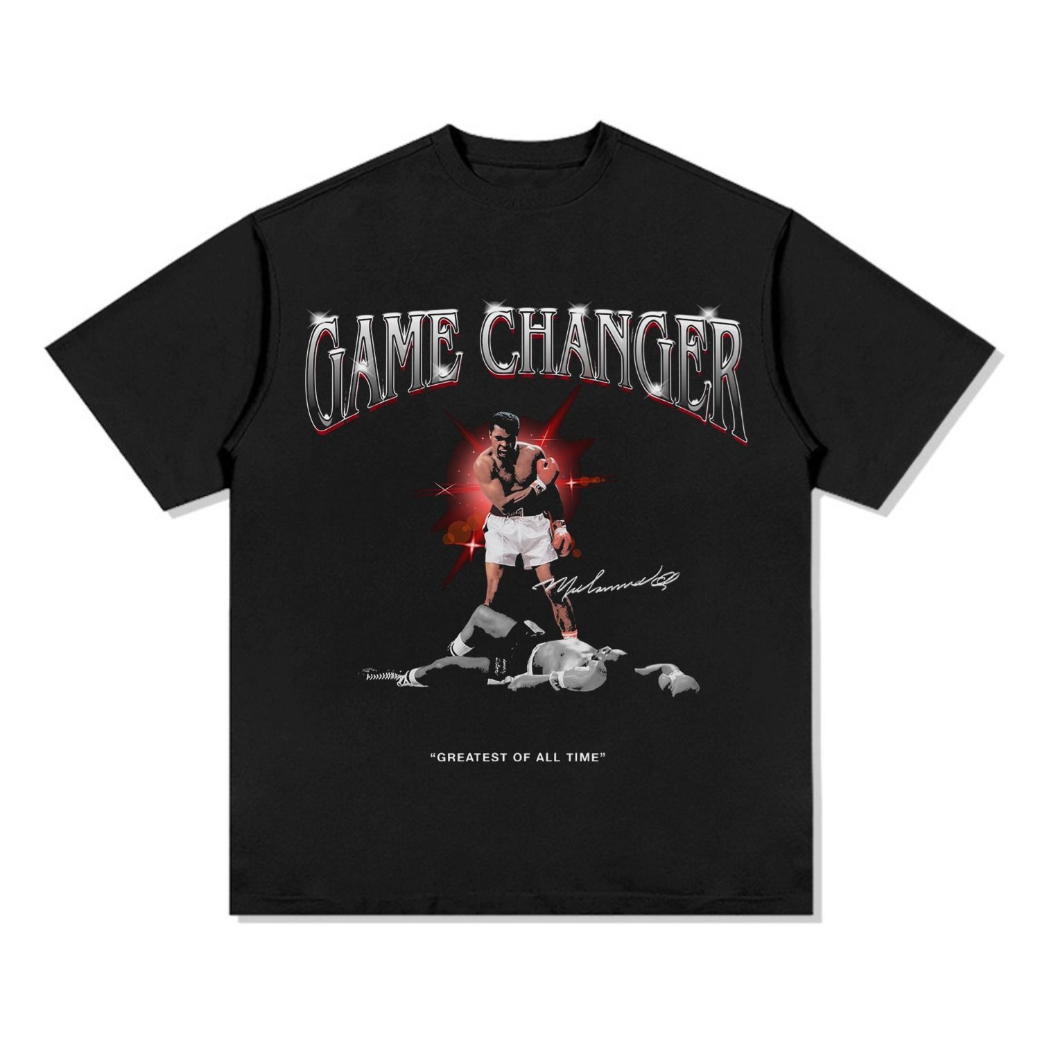 Amazon.co.jp: モハメド・アリ ボクシング Tシャツ 黒 USA
