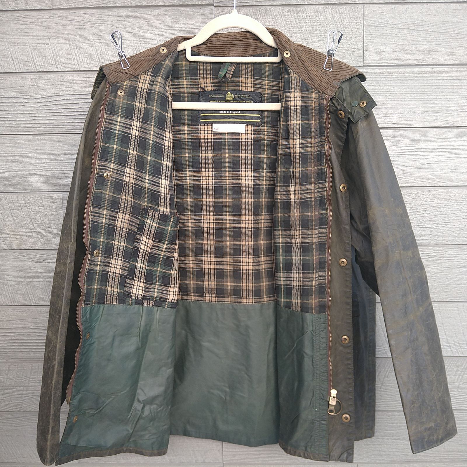 80’s ビンテージ/Barbour 1crest BEDALE jacketmadeinEngland