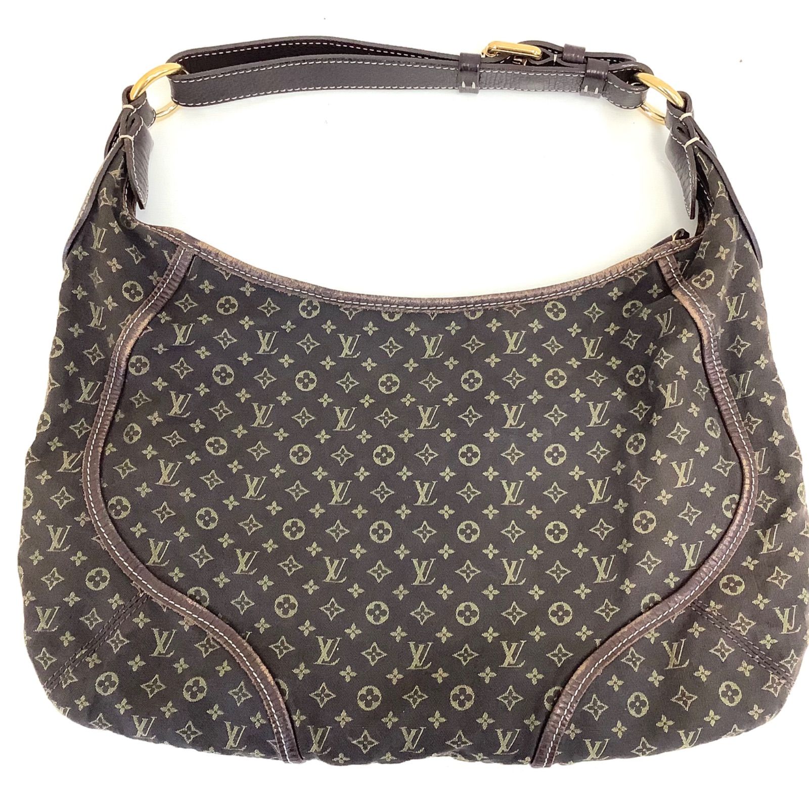 LOUISVUITTON ルイヴィトン マノンMM ミニラン エベヌ モノグラム 