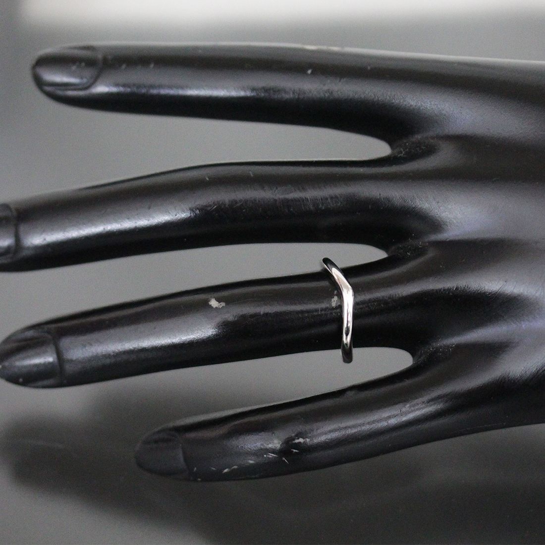 低価格！ ブルガリ プラチナ ウエーブ マリッジ リング 9号 PT950 E1860