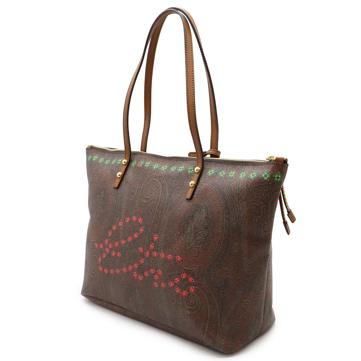 ETRO エトロ アルニカ ペイズリー トートバッグ ショルダー