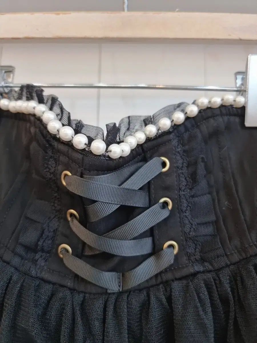 リズリサ LIZ LISA パール コルセット キュロット スカート