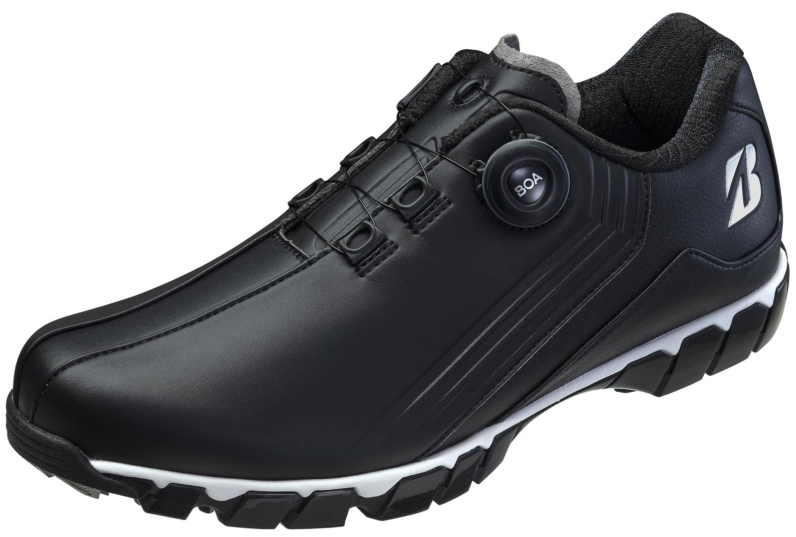 BRIDGESTONE GOLF(ブリヂストンゴルフ) ゴルフシューズゼロ・スパイク バイター ワイド SHG380 メンズ ブラック 25.5 cm 4E [ブラック] [25.5 cm 4E]