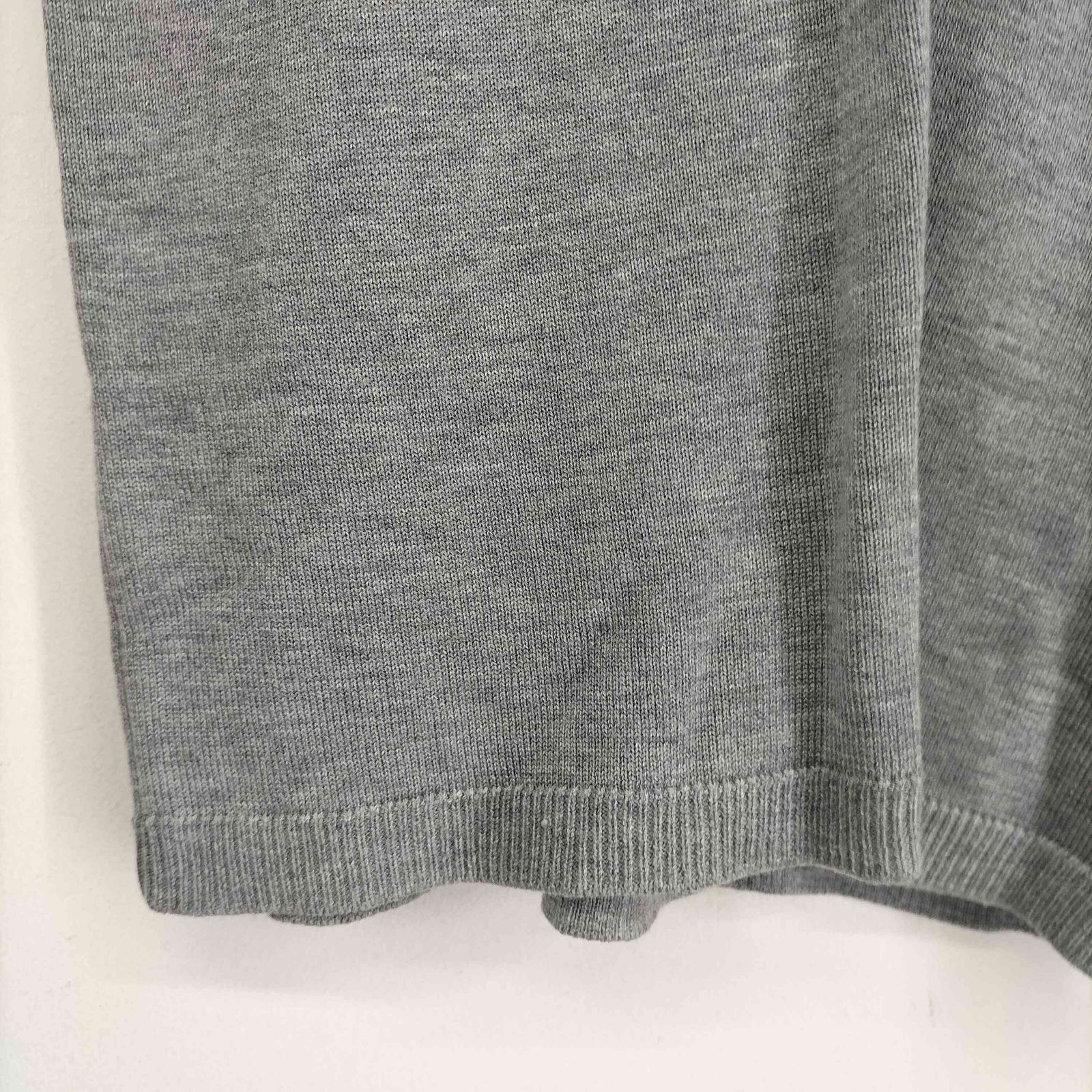 ダブルカラーデザインニット グレー eimy istoire エイミー